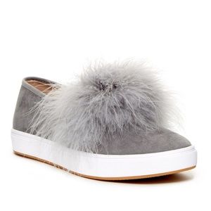 Steve Madden Emily Faux Fur Slip-On Sneakers